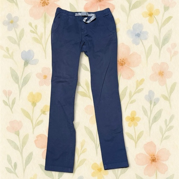 Gramicci Navy Blue Slim Fit Outdoor Hiking Pants Sz 2 | Stretch Cotton Climbing - Picture 2 of 7